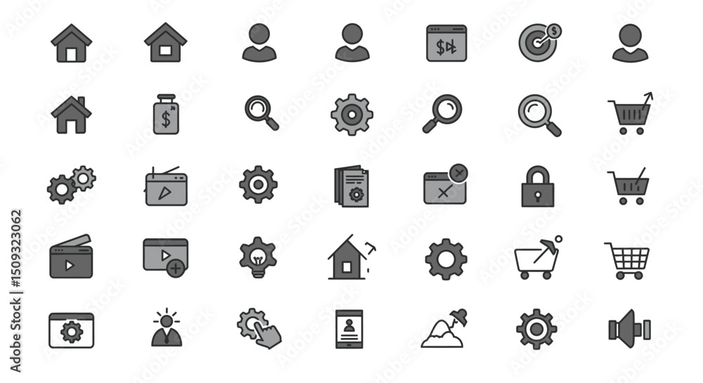Icon set Perfectly Designed Pictograms Web Icons Icon set Perfectly Designed Pictograms Web Icons