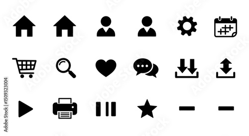Icon set Perfectly Designed Pictograms Web Icons