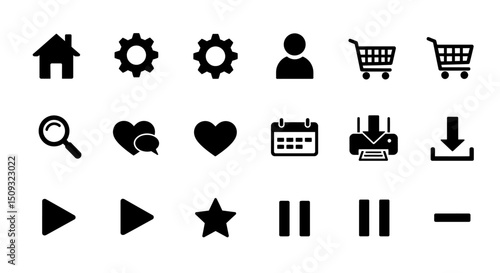 Icon set Perfectly Designed Pictograms Web Icons
