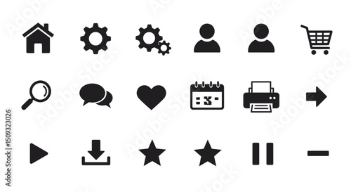 Icon set Perfectly Designed Pictograms Web Icons