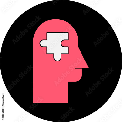 Puzzle single icon vector illustration