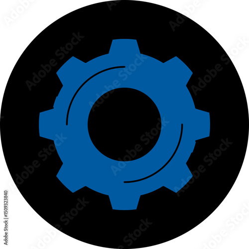 Setting single icon vector illustration