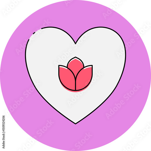 Love single icon vector illustration