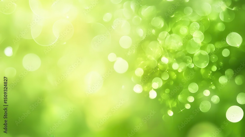 Obraz premium light green background, play of light, minimalism