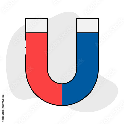 Magnet single icon vector illustration