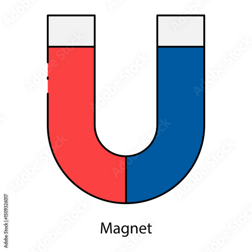 Magnet single icon vector illustration
