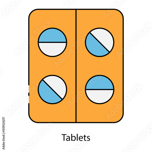 Tablets single icon vector illustration