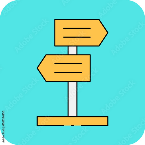 Direction single icon vector illustration