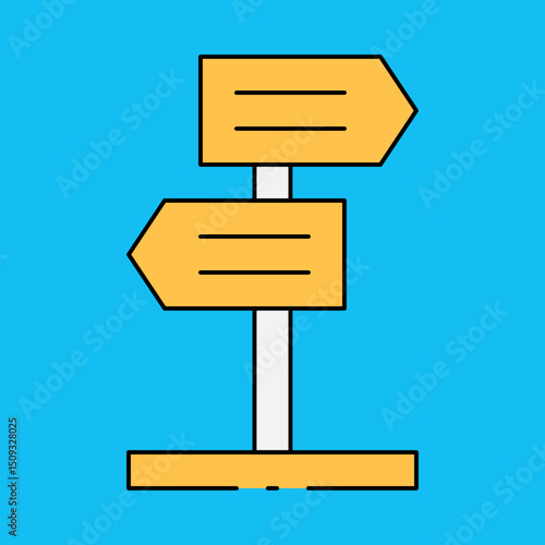 Direction single icon vector illustration