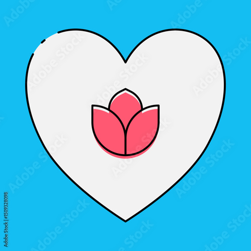 Love single icon vector illustration
