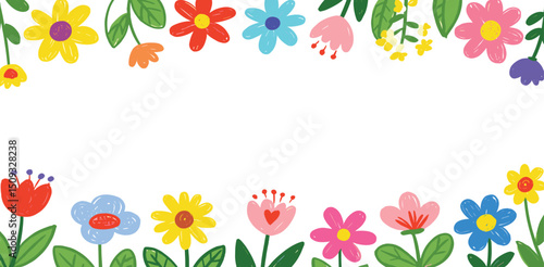 手描きイラスト　花