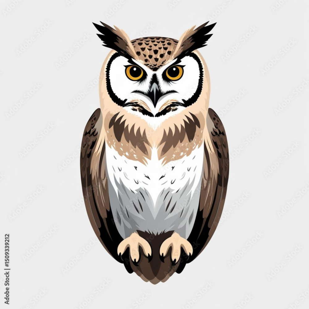 Obraz premium owl on a branch