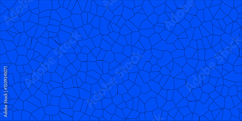 Abstract cellular tiling emulating leaf internal patterns

