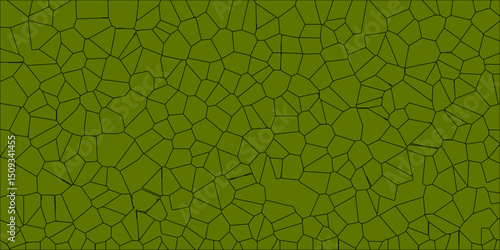 Irregular tiling pattern representing a natural surface close-up

