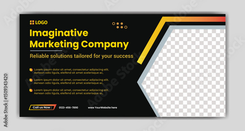 Banner for the enterprise of the Imaginative Marketing Company.