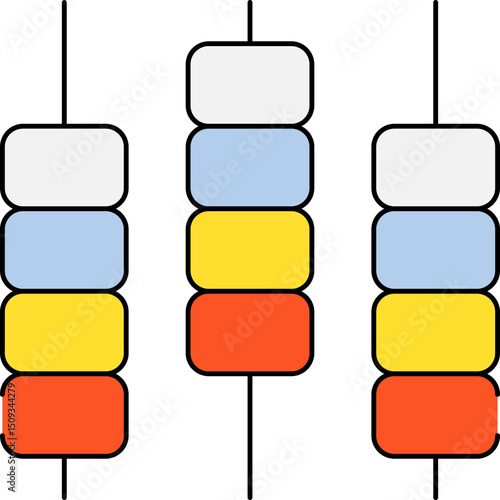 BBQ single icon vector illustration