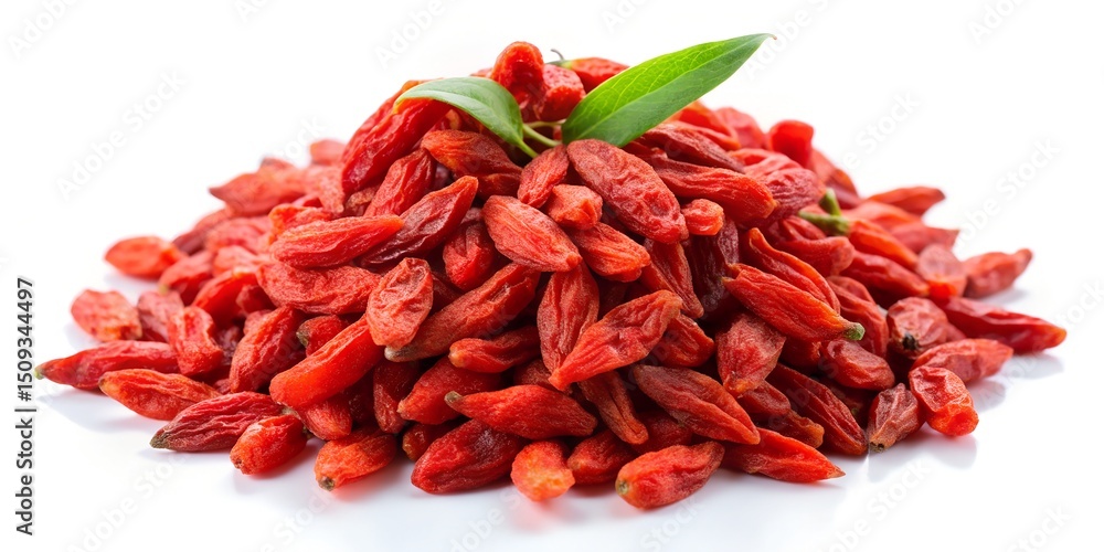 goji berries isolated on white background goji berries isolated on white background