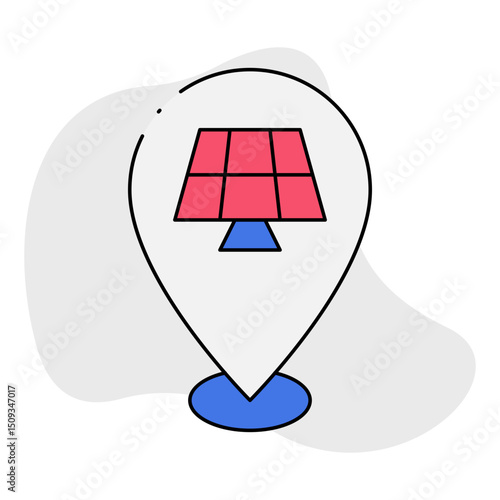 Location single icon vector illustration