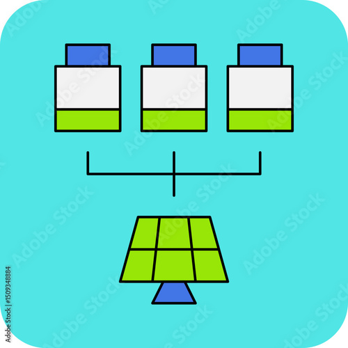 Power single icon vector illustration