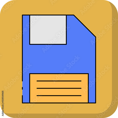 Save single icon vector illustration