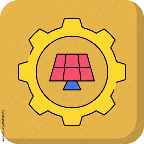 Setting single icon vector illustration