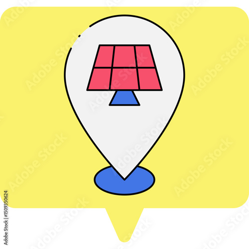 Location single icon vector illustration