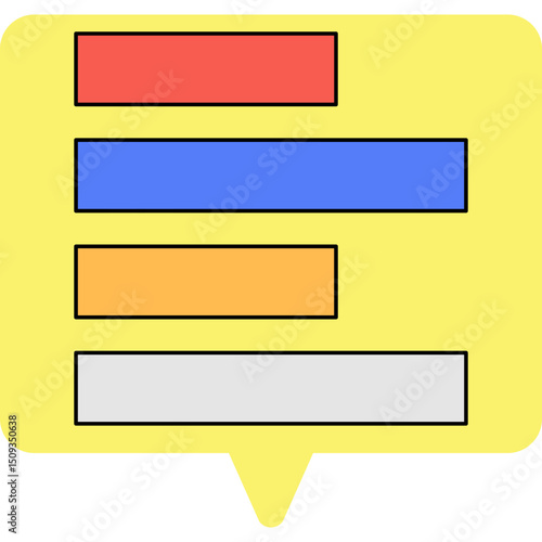 Notes single icon vector illustration