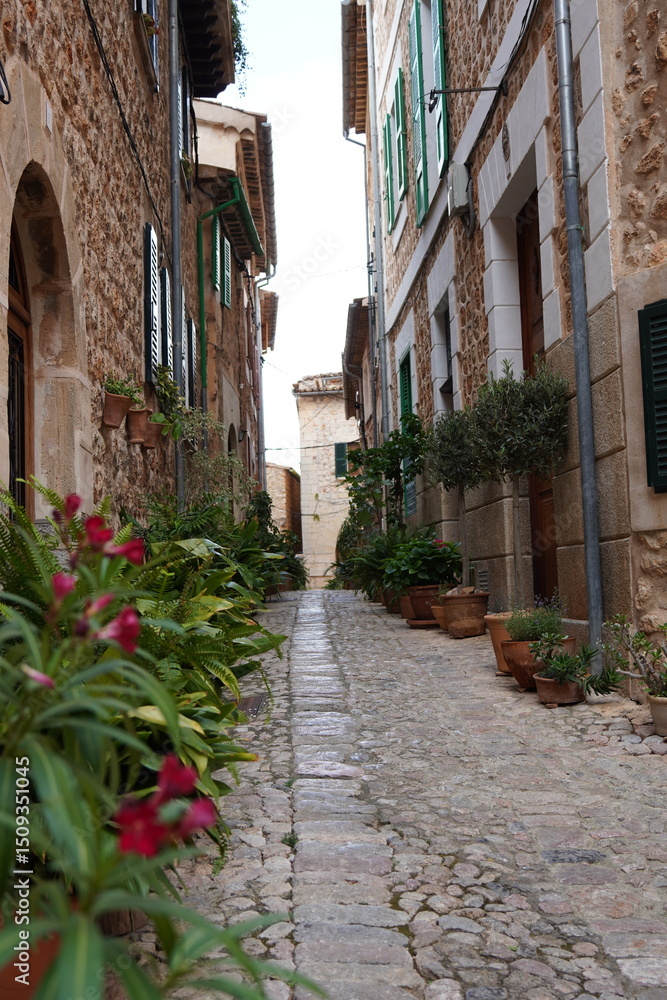 Obraz premium In den Gassen von Valldemossa