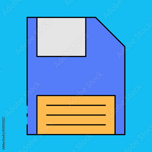 Save single icon vector illustration