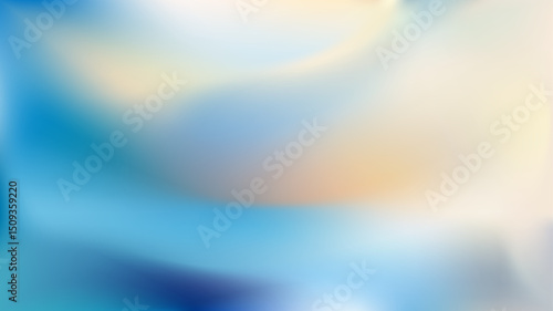 Soft Aesthetic blue and white gradients. Flowing fluid waves.
