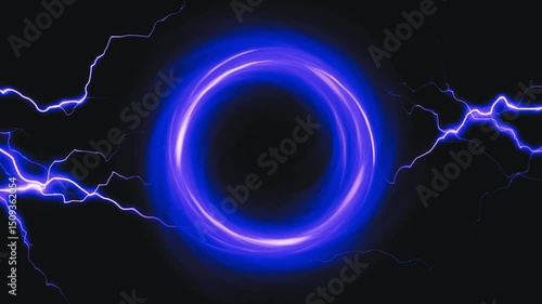 abstract light background with thunder
