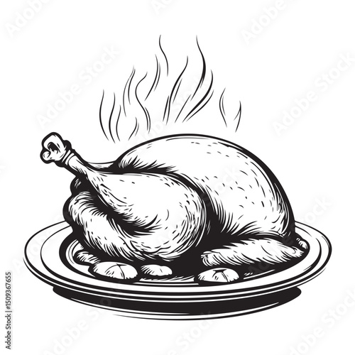 Deliciously prepared roasted chickens ideal for festive gatherings and family dinners