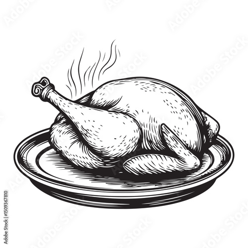 Deliciously prepared roasted chickens ideal for festive gatherings and family dinners