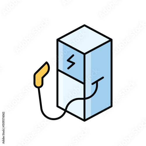 Charging Station Icon vector