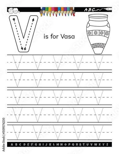 ABC Practice Tracing Book For Kids