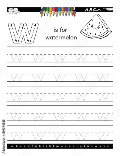 ABC Practice Tracing Book For Kids