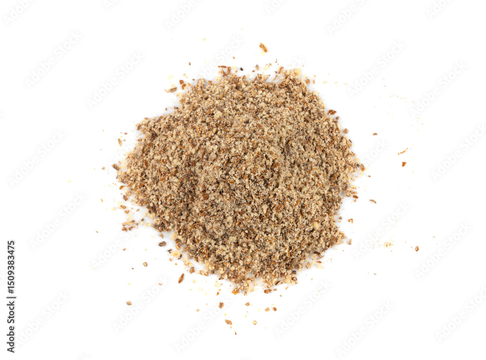 Milk thistle seeds powder, crushed silybum marianum grains pile, milled dry blessed milkthistle Milk thistle seeds powder, crushed silybum marianum grains pile, milled dry blessed milkthistle