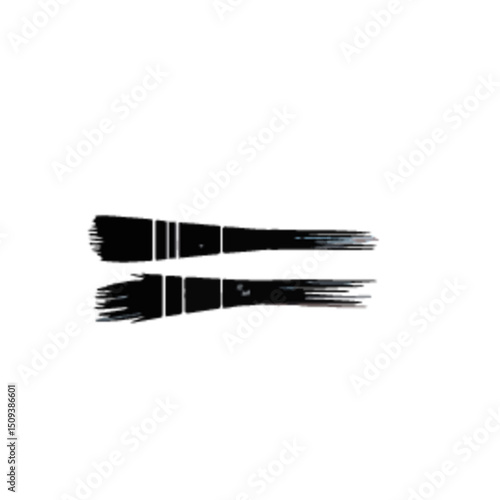 black and white paint splashes