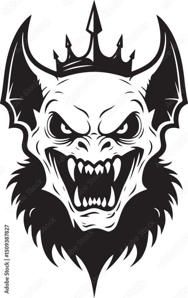 bat head silhouette bat head silhouette