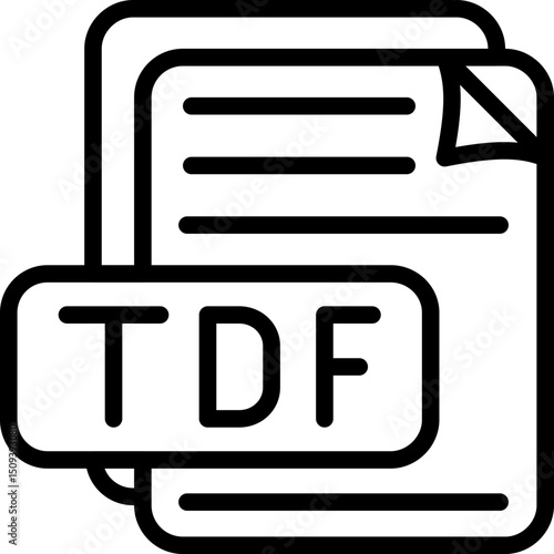 TDF File Format Icon