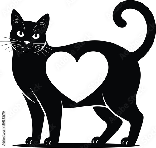 Cat heart svg,cat lover svg bundle