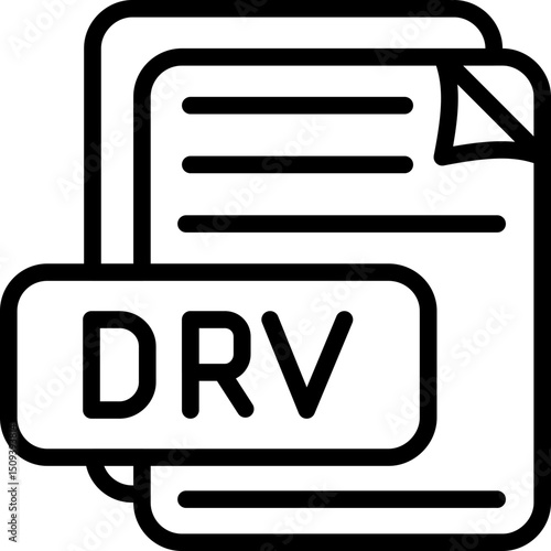 DRV File Format Icon