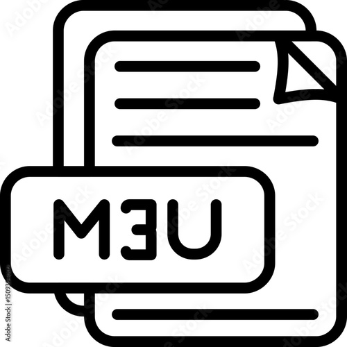 M3U File Format Icon