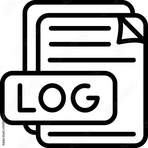 LOG File Format Icon