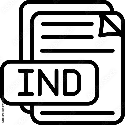 IND File Format Icon