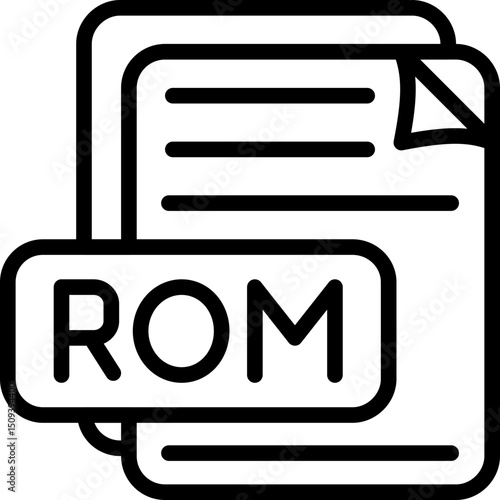 ROM File Format Icon