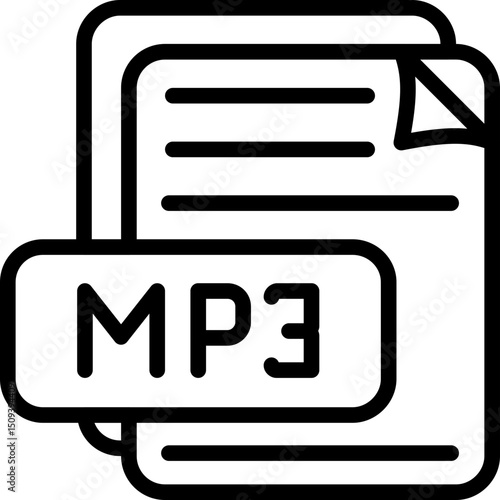 Mp3 File Format Icon