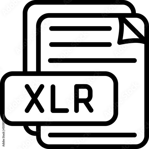 XLR File Format Icon
