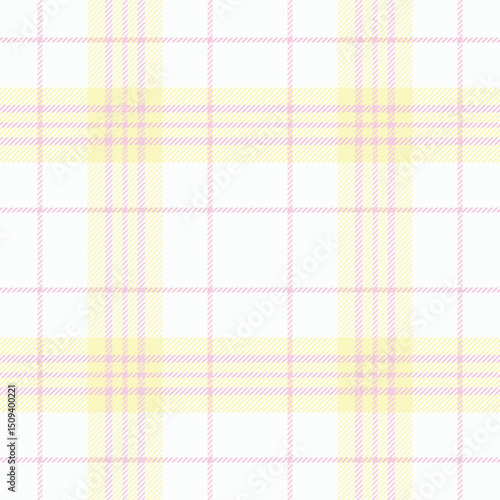Delicate pastel pink and yellow plaid pattern.  Perfect for textile design, website backgrounds, or scrapbooking projects.  This soft, subtle texture evokes feelings of calm and femininity.