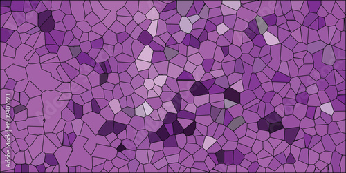 Abstract purple mosaic or stained glass style pattern for backgrounds and graphic designs